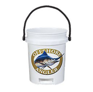 Offshore Angler 5-Gallon Plastic Bucket with Rope Handle