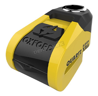 Oxford Yellow/Black Quartz XA6 Disc Lock w/Alarm & 3 Keys